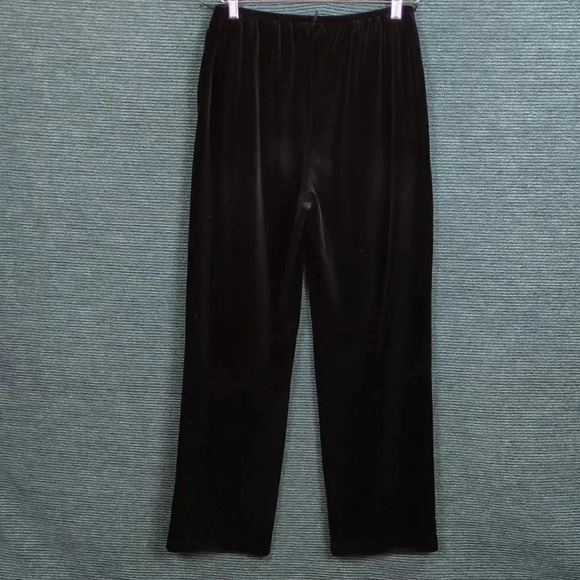 Black Velvet Pants Sag Harbor Petites - Picture 11 of 11